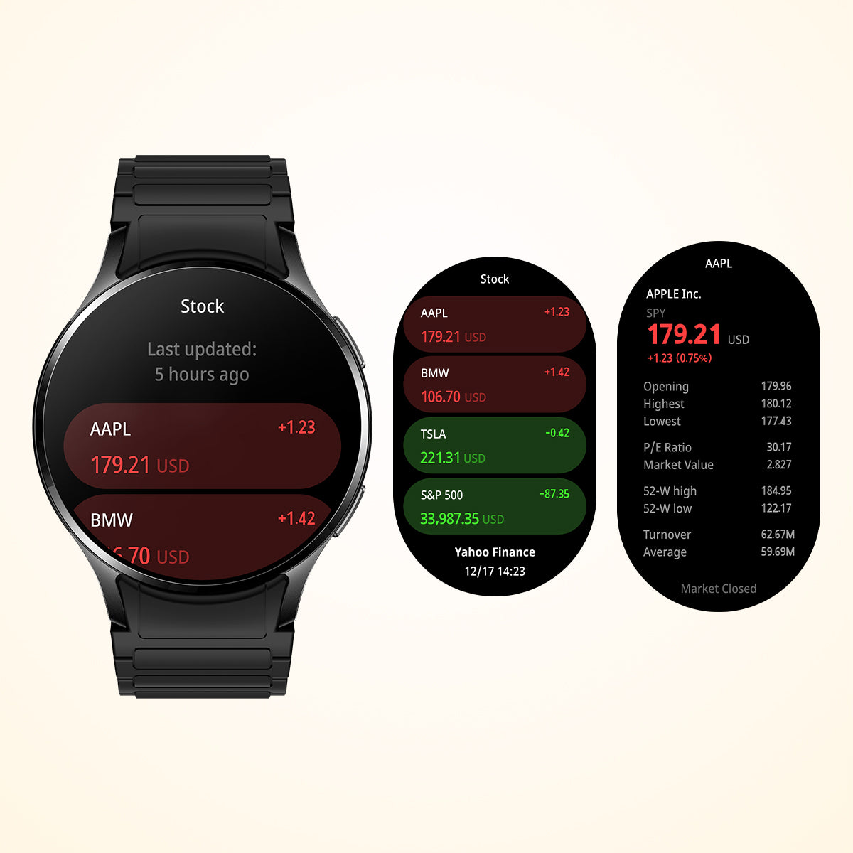 Colmi i28 Ultra Smartwatch mat Aktientrenddaten, fortgeschrattem Gesondheetsverfolgungsprogramm, 10 Deeg Batterielaufzäit an IP68 Waasserdichtheet.