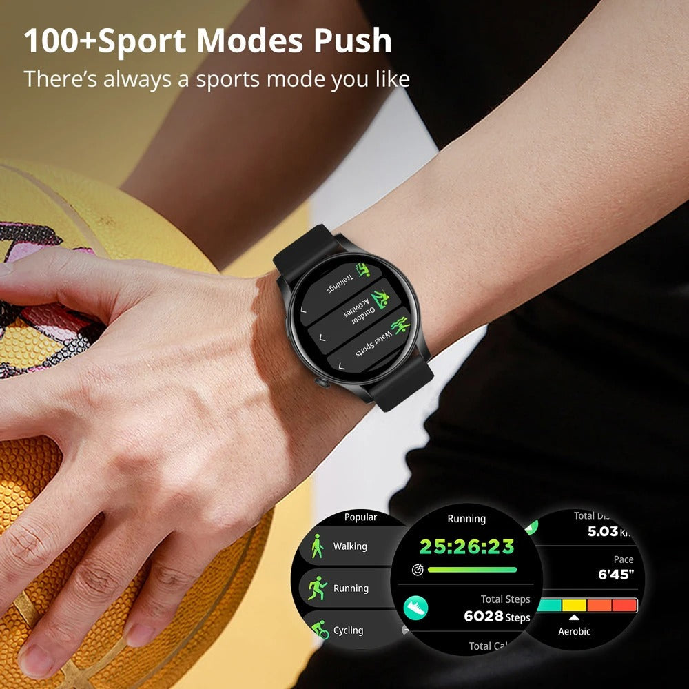 Smart Auer fir Sport a Fitnessstudio a Bewegung Colm V73 professionell Workout Smartwatch