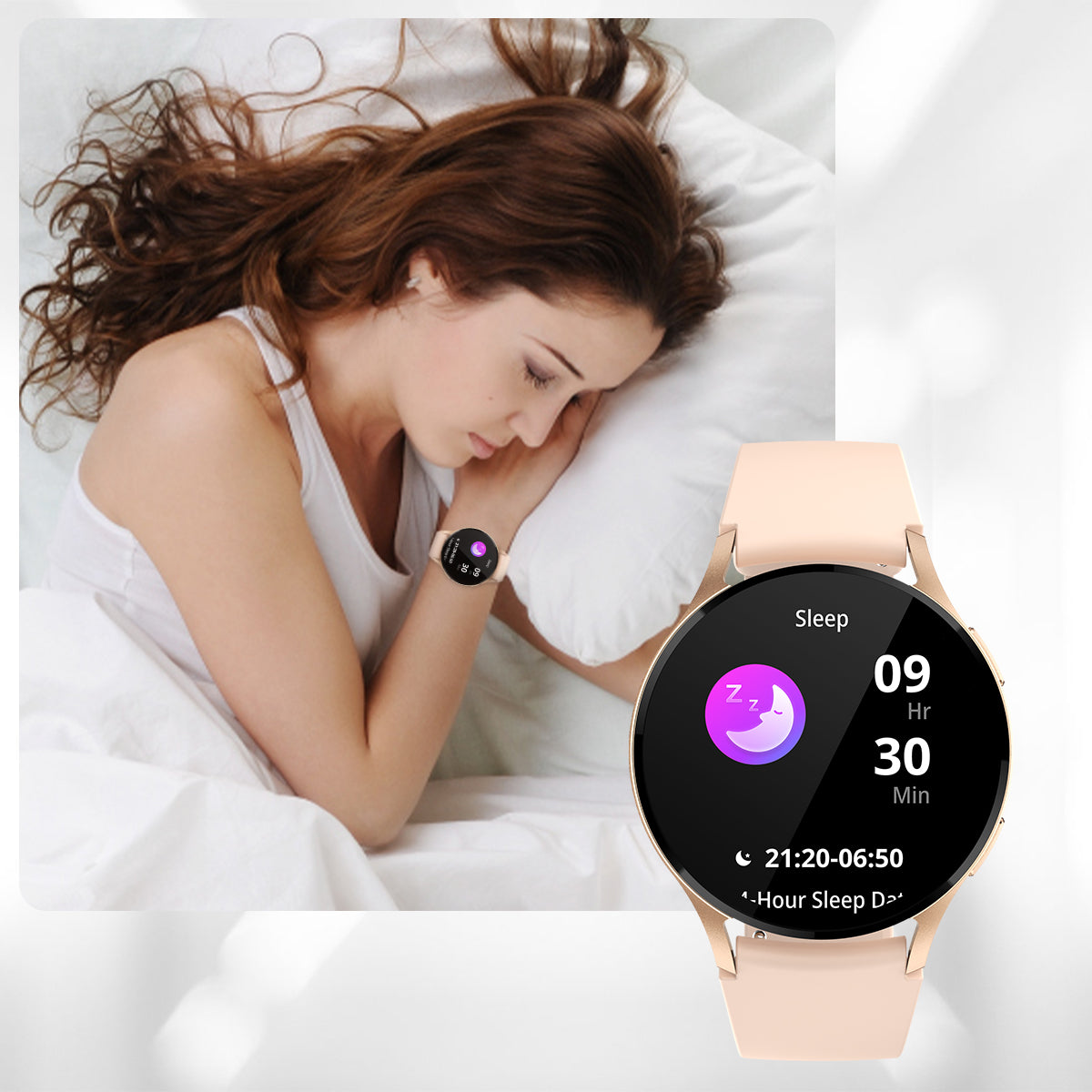 Colmi i28 Ultra Smartwatch mat Schlofmiessung, fortgeschrattem Gesondheetstracking, 10 Deeg Batterielaufzäit an IP68 Waasserdichtheet.