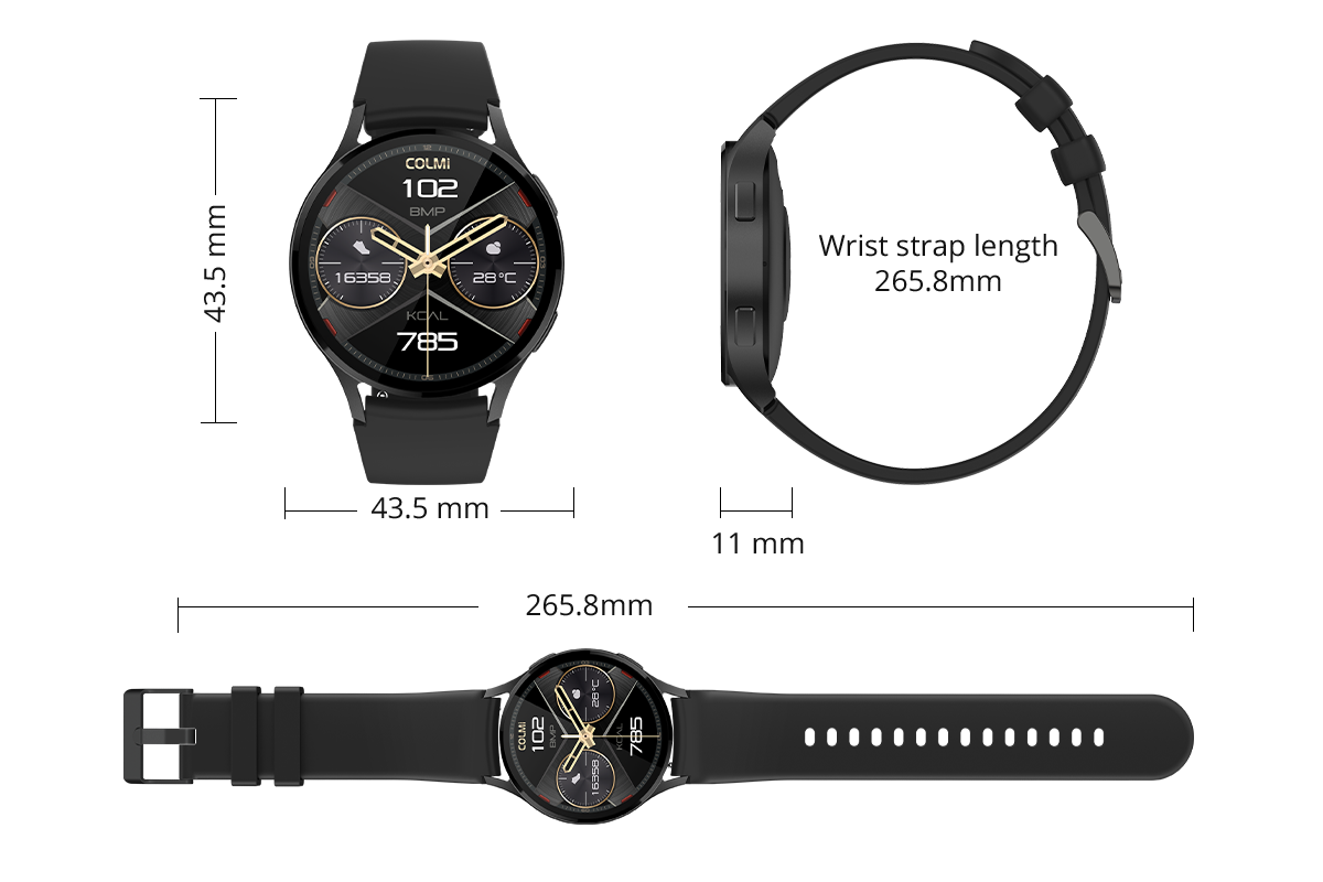D'Colmi i28 Ultra Smartwatch-Preview weist fortgeschratt Gesondheetstracking, 10-Deeg Batterielaufzäit an IP68-Waasserdichtheet.