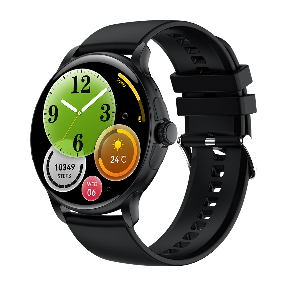 COLMI V72 Smartwatch Elegant AMOLED Display Fitness Tracking IP68 Waasserdicht Schwaarz