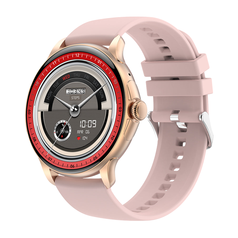 COLMI V72 Smart Auer Elegant AMOLED Display Fitness Tracking IP68 Waasserdicht Rosa
