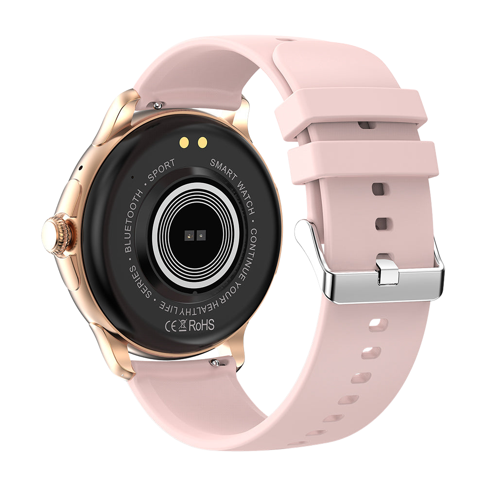 COLMI V72 Smart Auer Elegant AMOLED Display Fitness Tracking IP68 Waasserdicht Rosa Réck