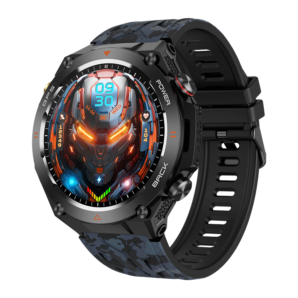 COLMI V75 GPS Smartwatch Robust Outdoor Fitness Tracker Blo Marineblo