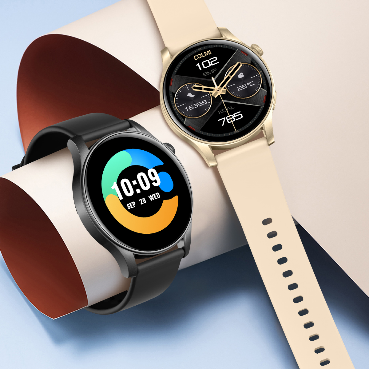 Colmi V73 Smartwatch mat groussen AMOLED Display Fitness Smartwatch