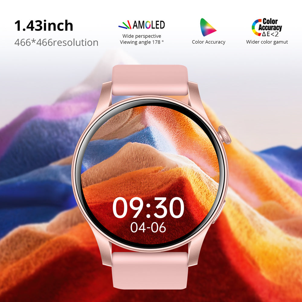 Colmi V73 Smartwatch mat AMOLED Display Fitness Tracking Smartwatch